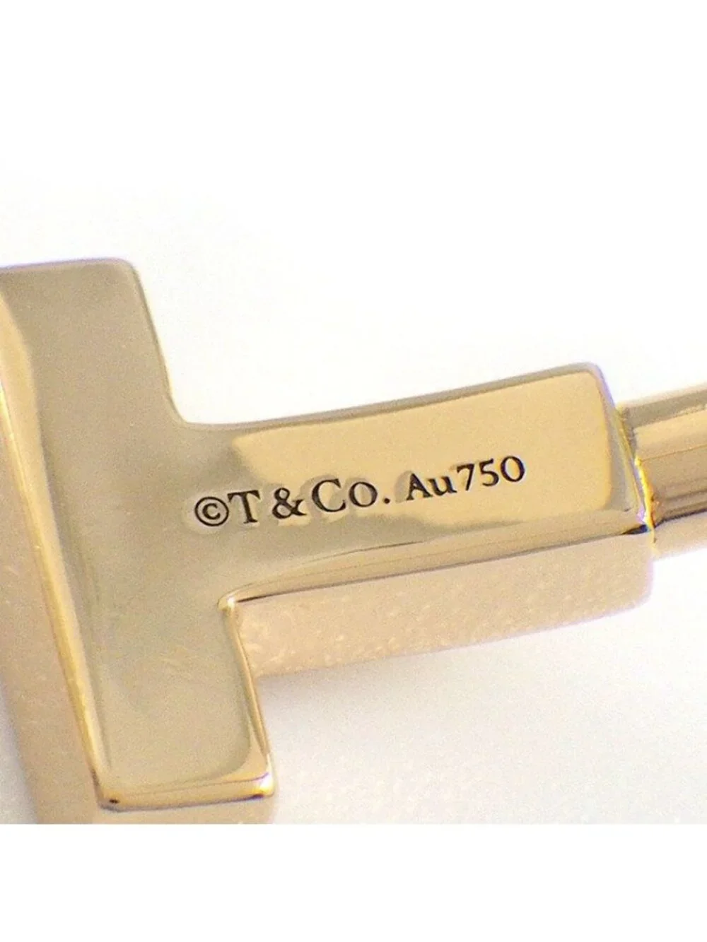 Tiffany & Co Bangle T Wire 18k Pink Gold Bracelet